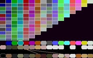 Degas PI1 Palette Re-arranger atari screenshot